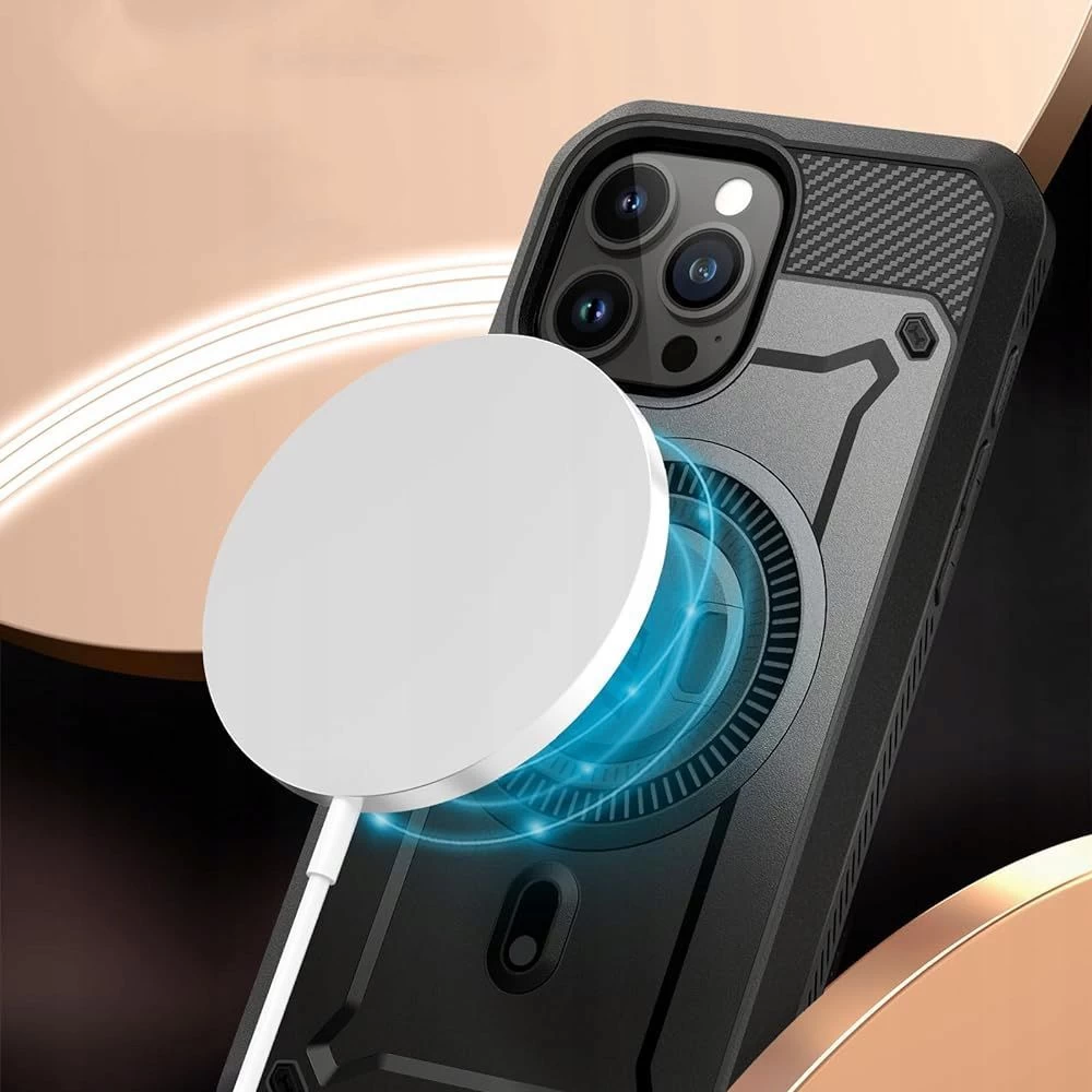 Apple iPhone 15 dėklas Juoda SUPCASE UB PRO MAG MAGSAFE