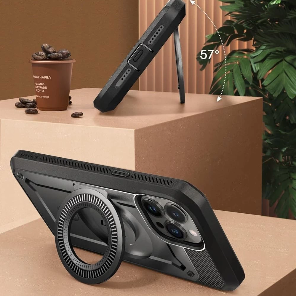 Apple iPhone 15 dėklas Juoda SUPCASE UB PRO MAG MAGSAFE