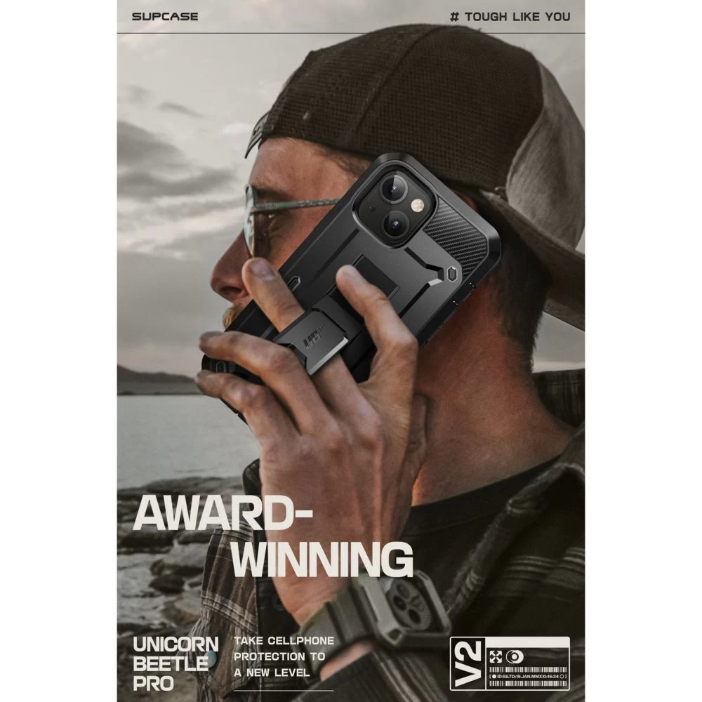 Apple iPhone 15 dėklas Juoda SUPCASE UNICORN BEETLE PRO