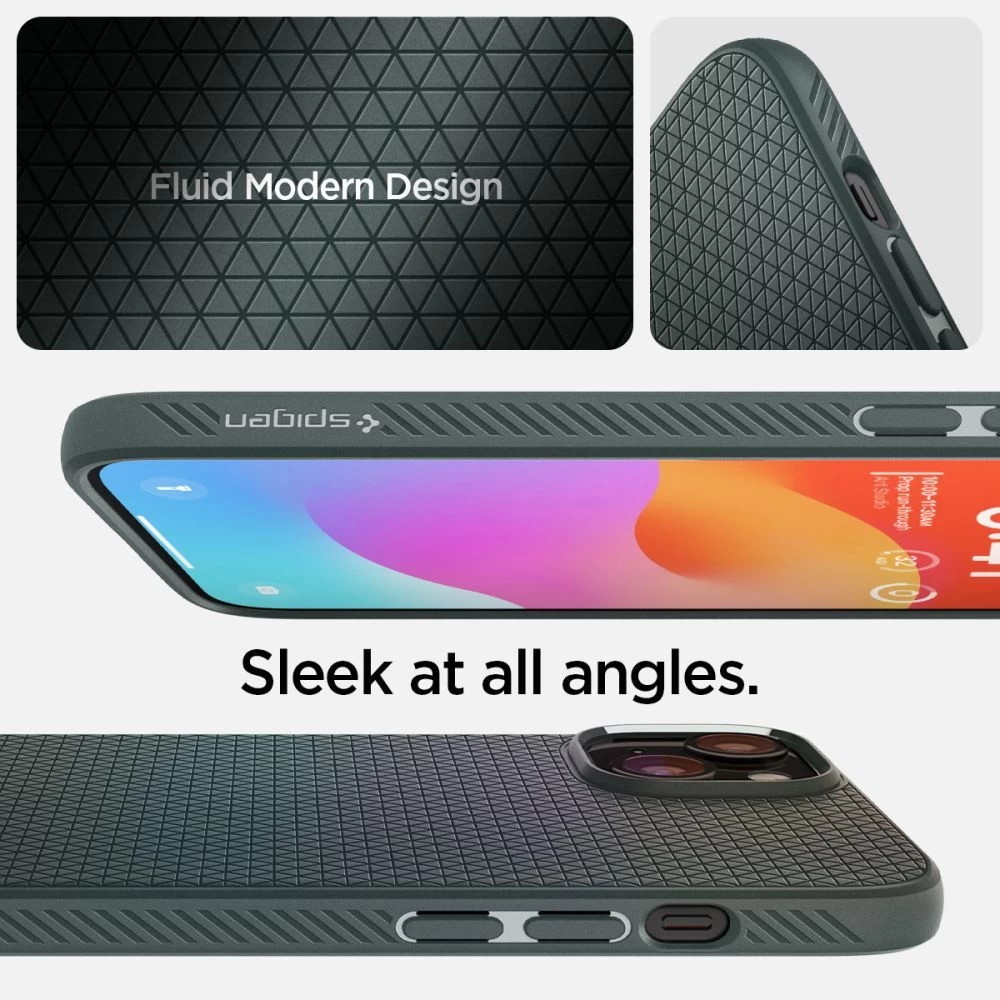 Apple iPhone 15 dėklas žalia SPIGEN LIQUID AIR