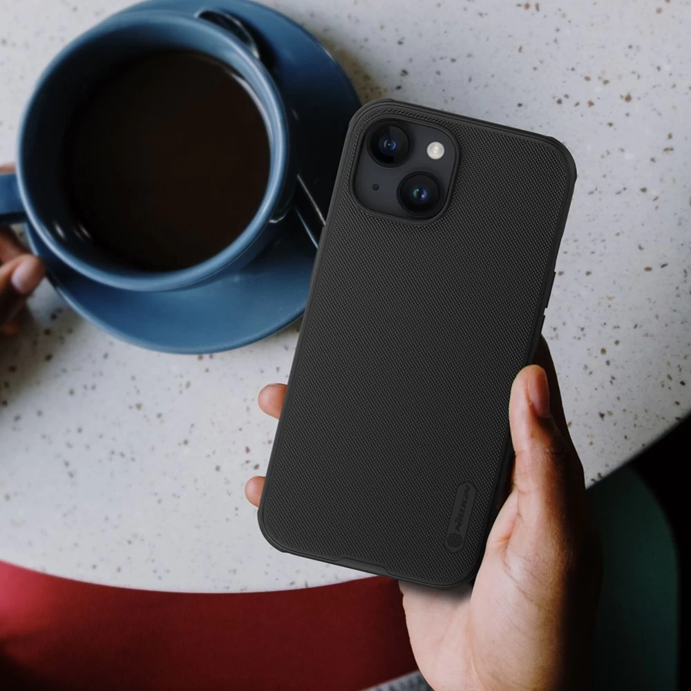 Apple iPhone 15 dėklas žalia NILLKIN SUPER FROSTED SHIELD PRO