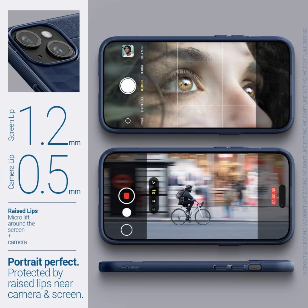 Apple iPhone 15 dėklas mėlyna CASEOLOGY PARALLAX MAG MAGSAFE