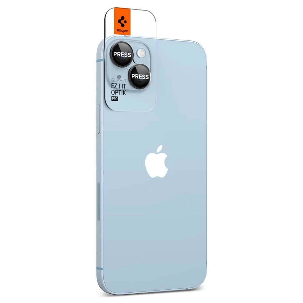 Apple iPhone 15 panssarilasi  SPIGEN OPTIK.TR EZ FIT CAMERA PROTECTOR (2-pack)