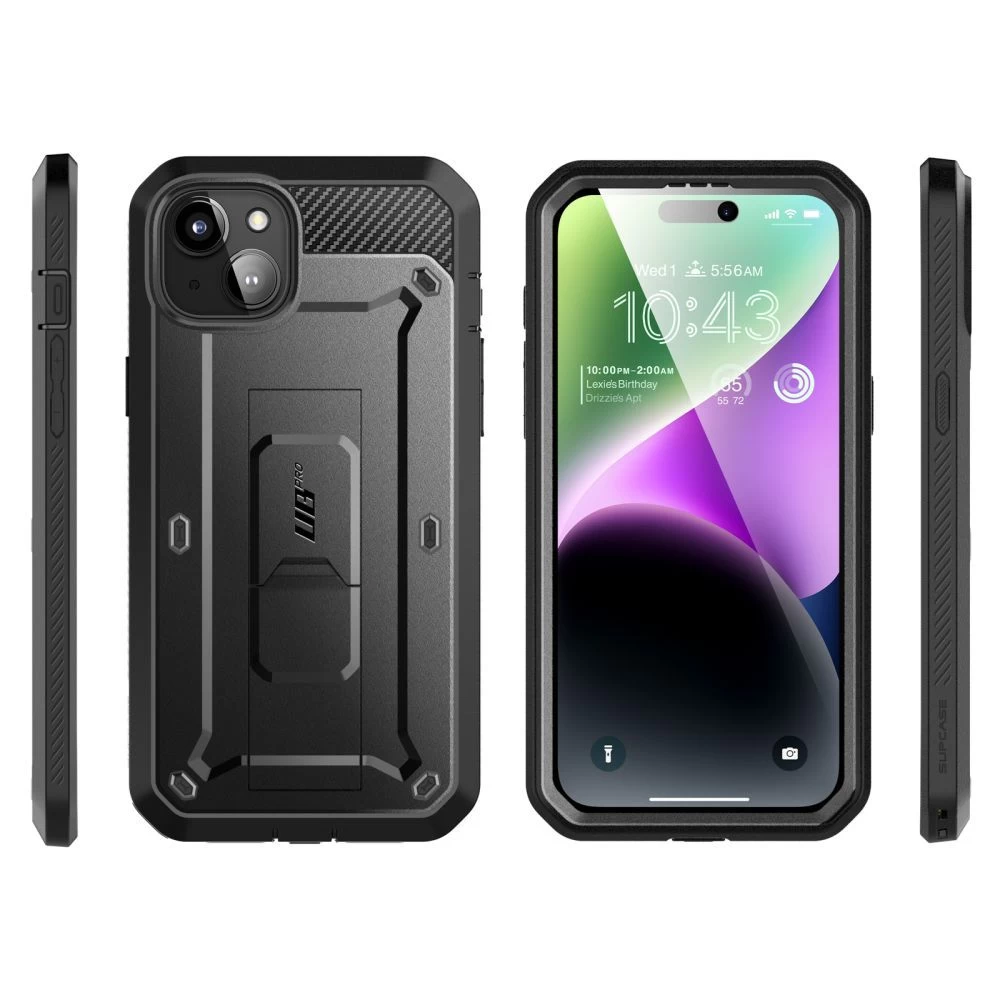 Apple iPhone 15 dėklas Juoda SUPCASE UNICORN BEETLE PRO