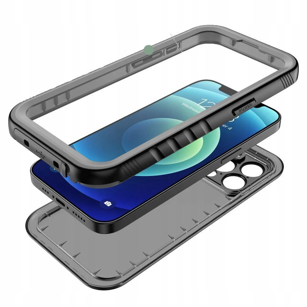 Apple iPhone 15 dėklas Juoda TECH-PROTECT SHELLBOX MAGSAFE IP68
