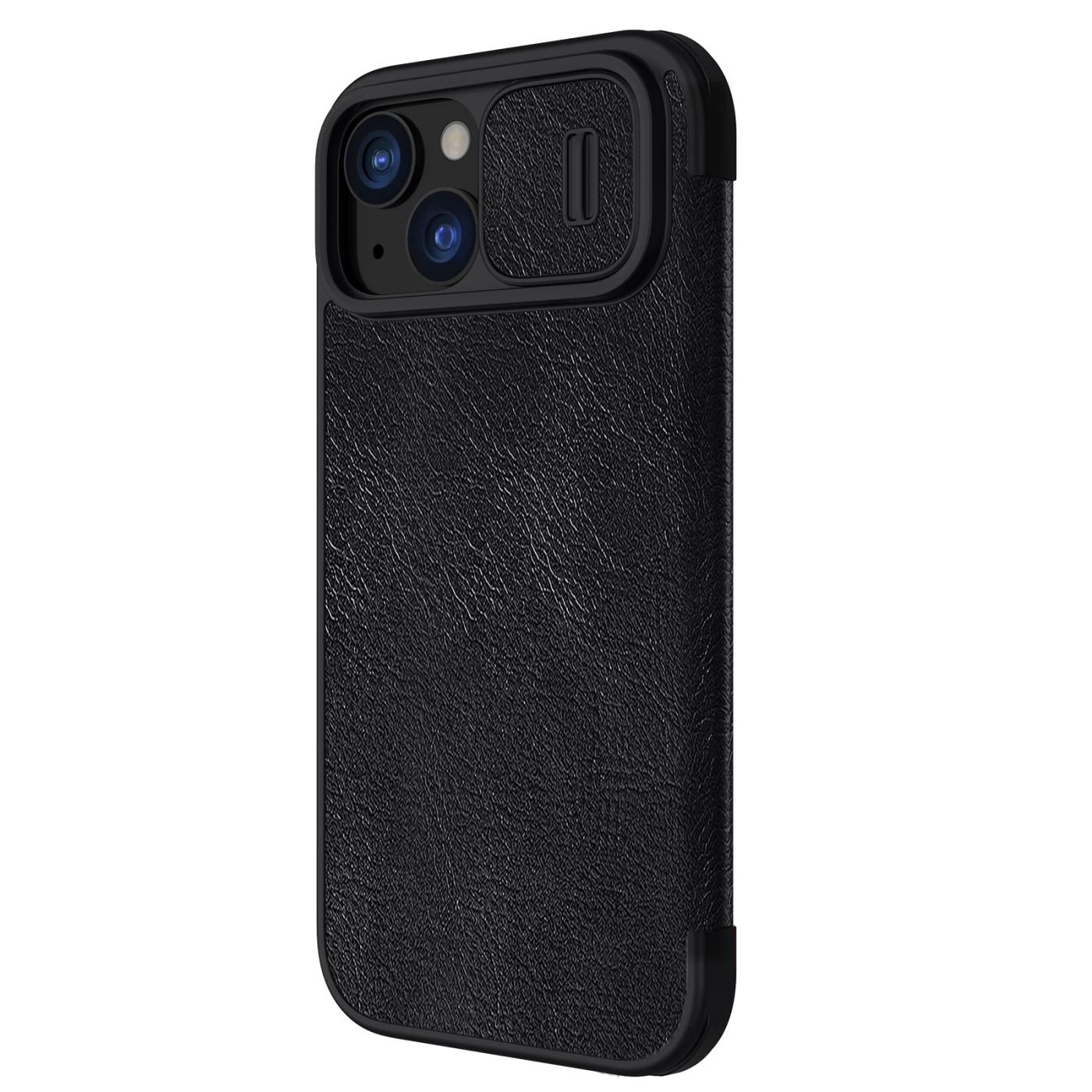 Apple iPhone 15 dėklas Juoda NILLKIN QIN PRO LEATHER