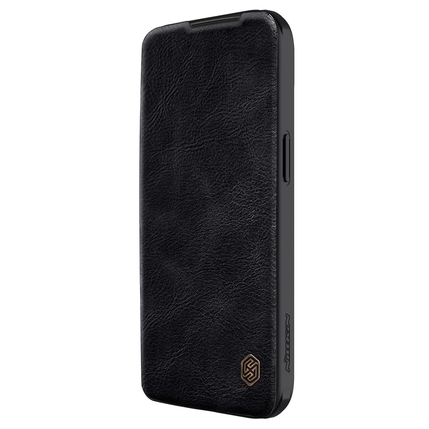 Apple iPhone 15 dėklas Juoda NILLKIN QIN PRO LEATHER
