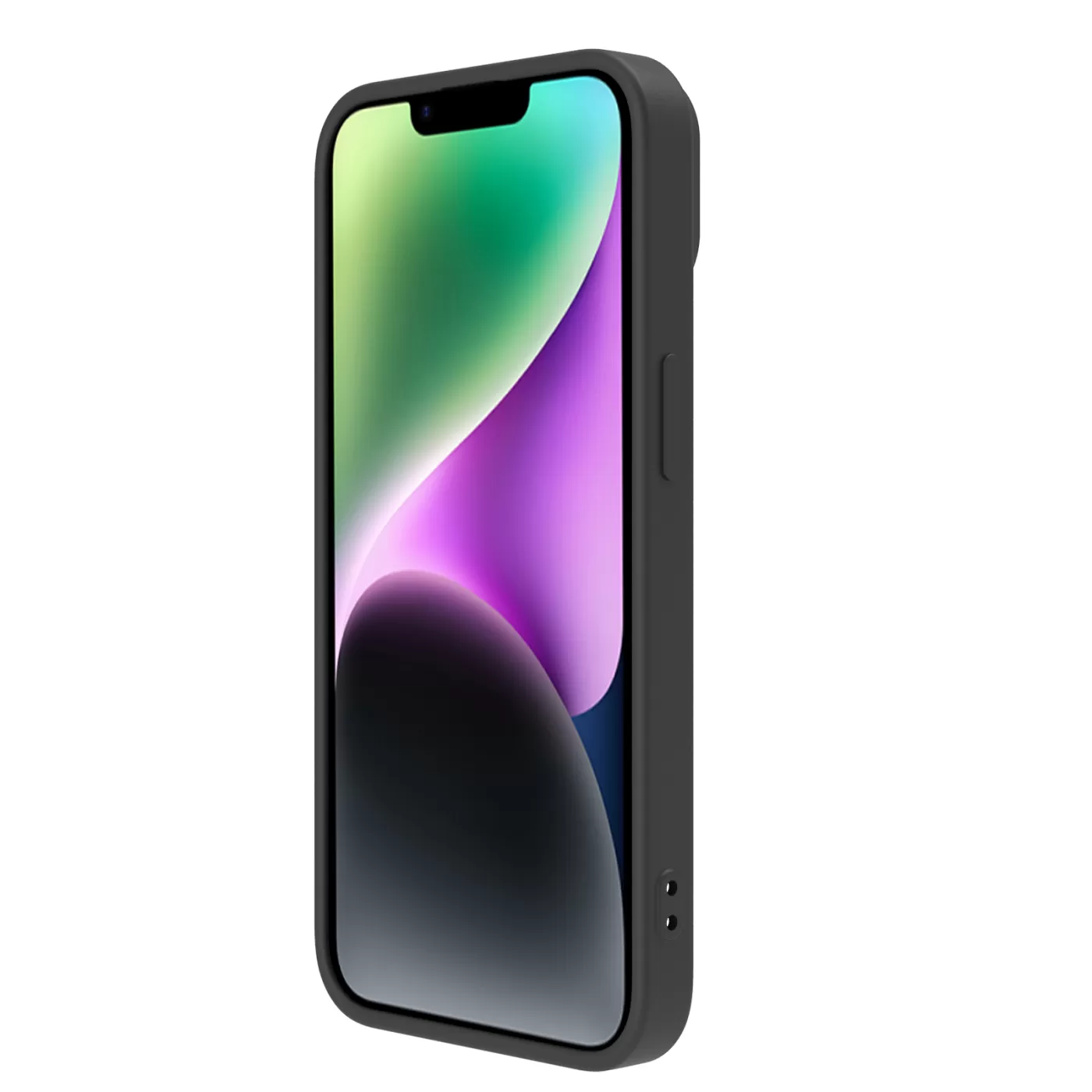 Apple iPhone 15 dėklas Juoda NILLKIN CAMSHIELD SILKY MAGNETIC SILICON