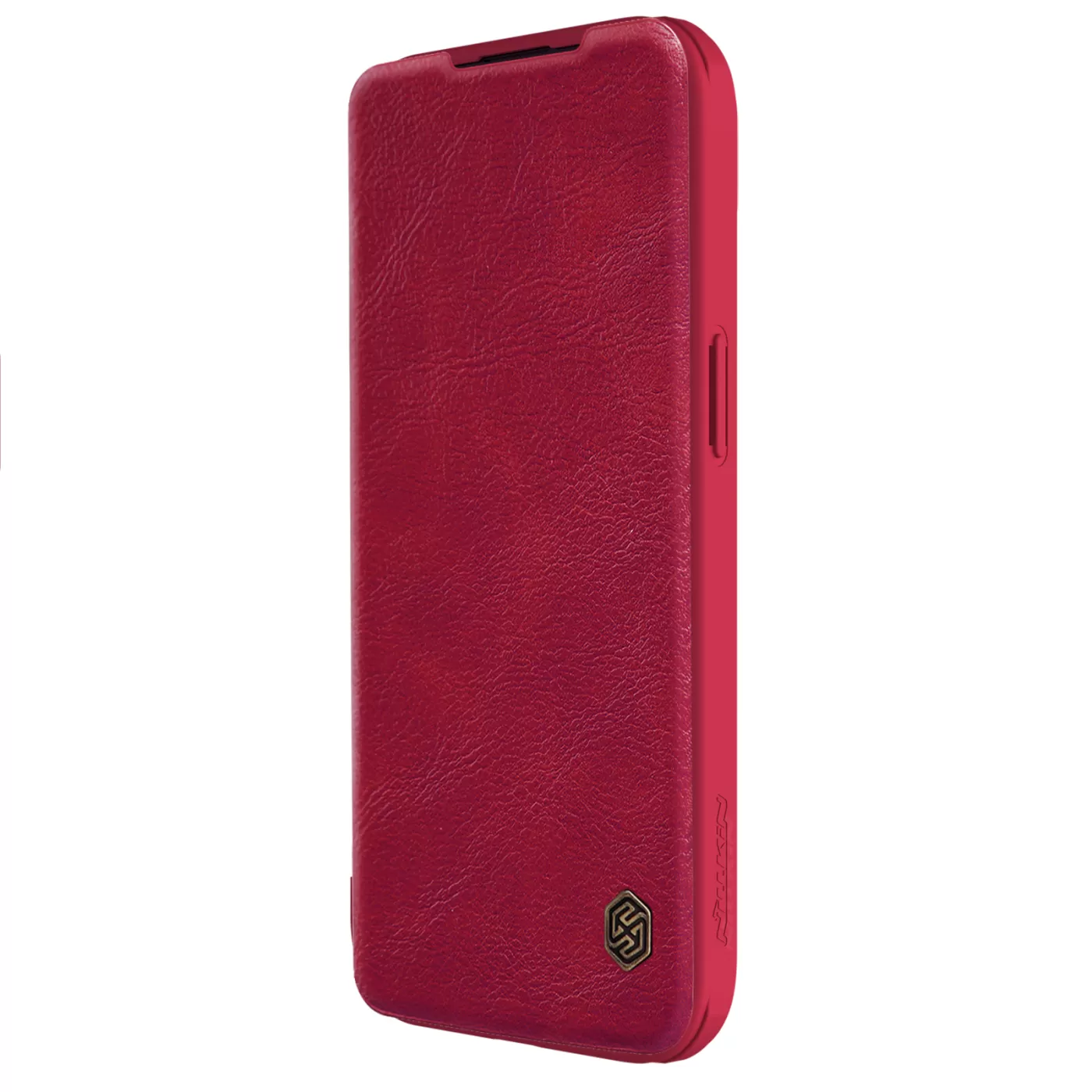 Apple iPhone 15 dėklas raudonas NILLKIN QIN PRO LEATHER