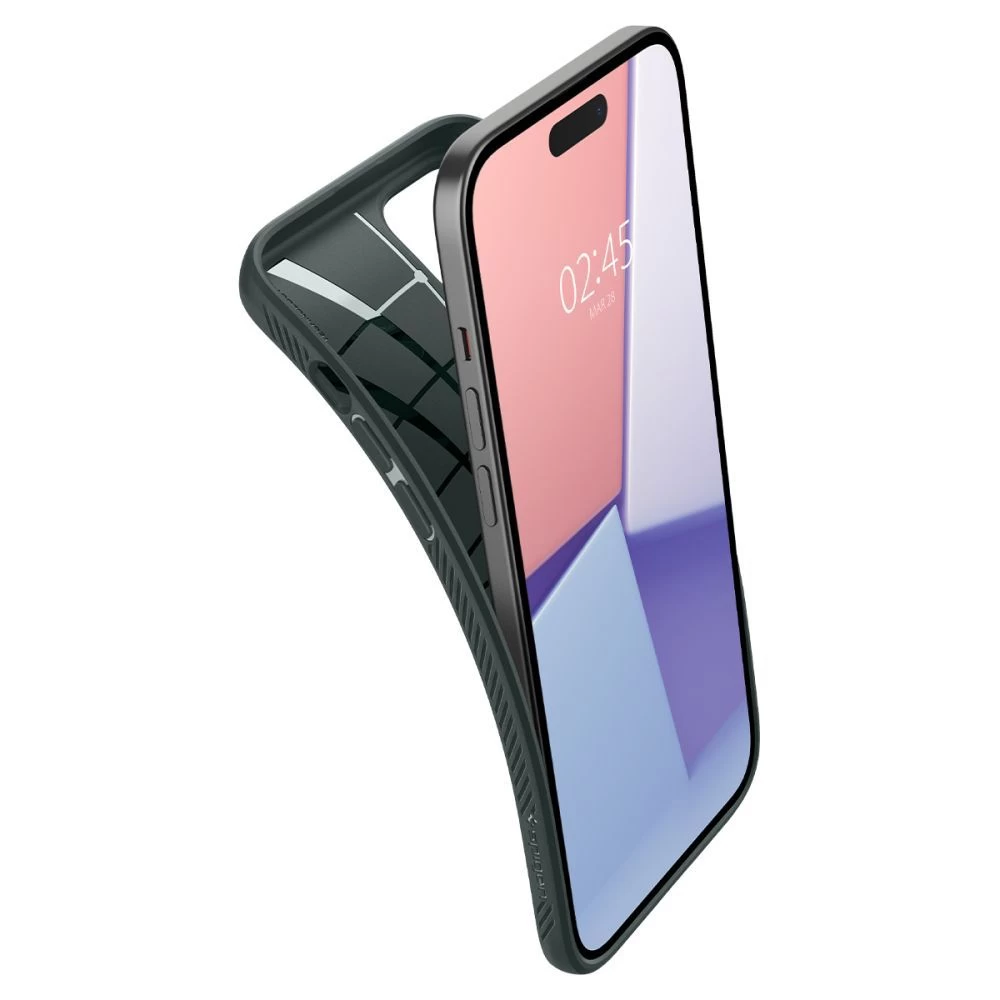 Apple iPhone 15 dėklas žalia SPIGEN LIQUID AIR