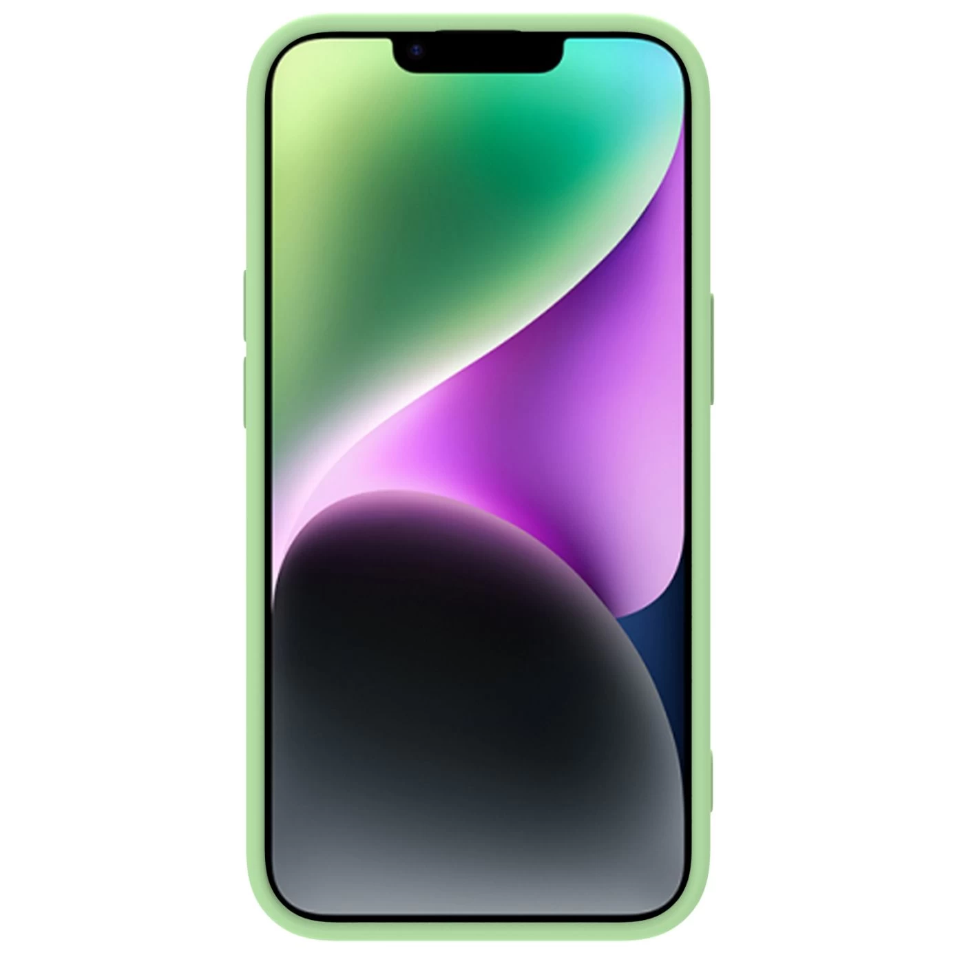 Apple iPhone 15 dėklas žalia NILLKIN CAMSHIELD SILKY SILICON