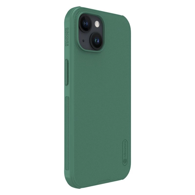 Apple iPhone 15 suojakuori vihreä NILLKIN SUPER FROSTED SHIELD PRO MAGNETIC