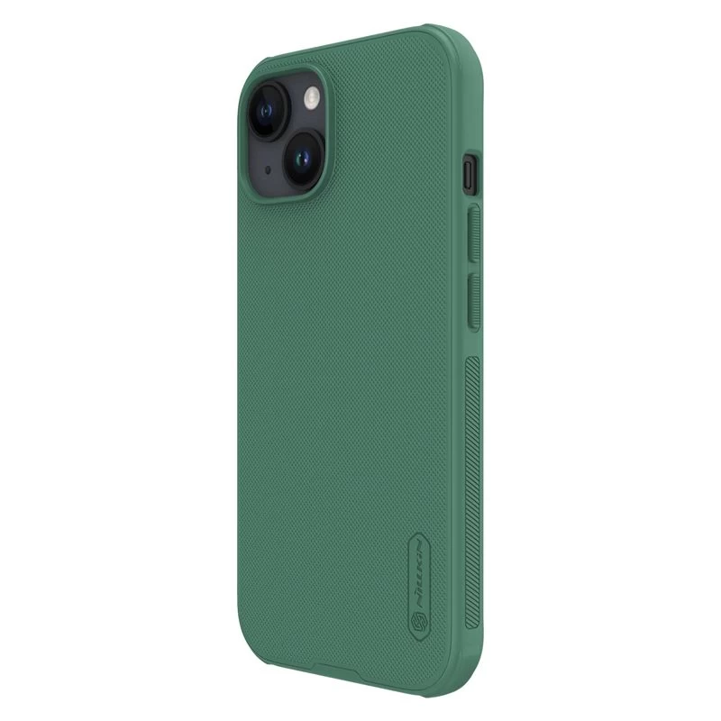 Apple iPhone 15 suojakuori vihreä NILLKIN SUPER FROSTED SHIELD PRO MAGNETIC