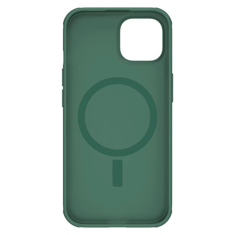Apple iPhone 15 suojakuori vihreä NILLKIN SUPER FROSTED SHIELD PRO MAGNETIC