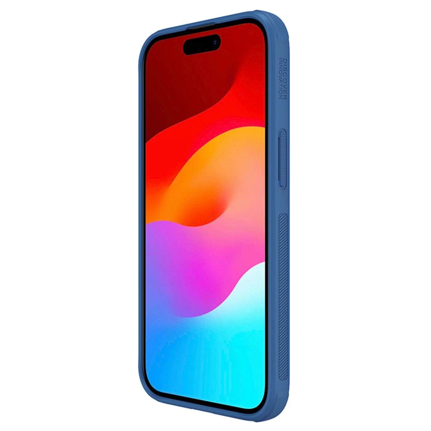 Apple iPhone 15 dėklas mėlyna NILLKIN SUPER FROSTED SHIELD PRO