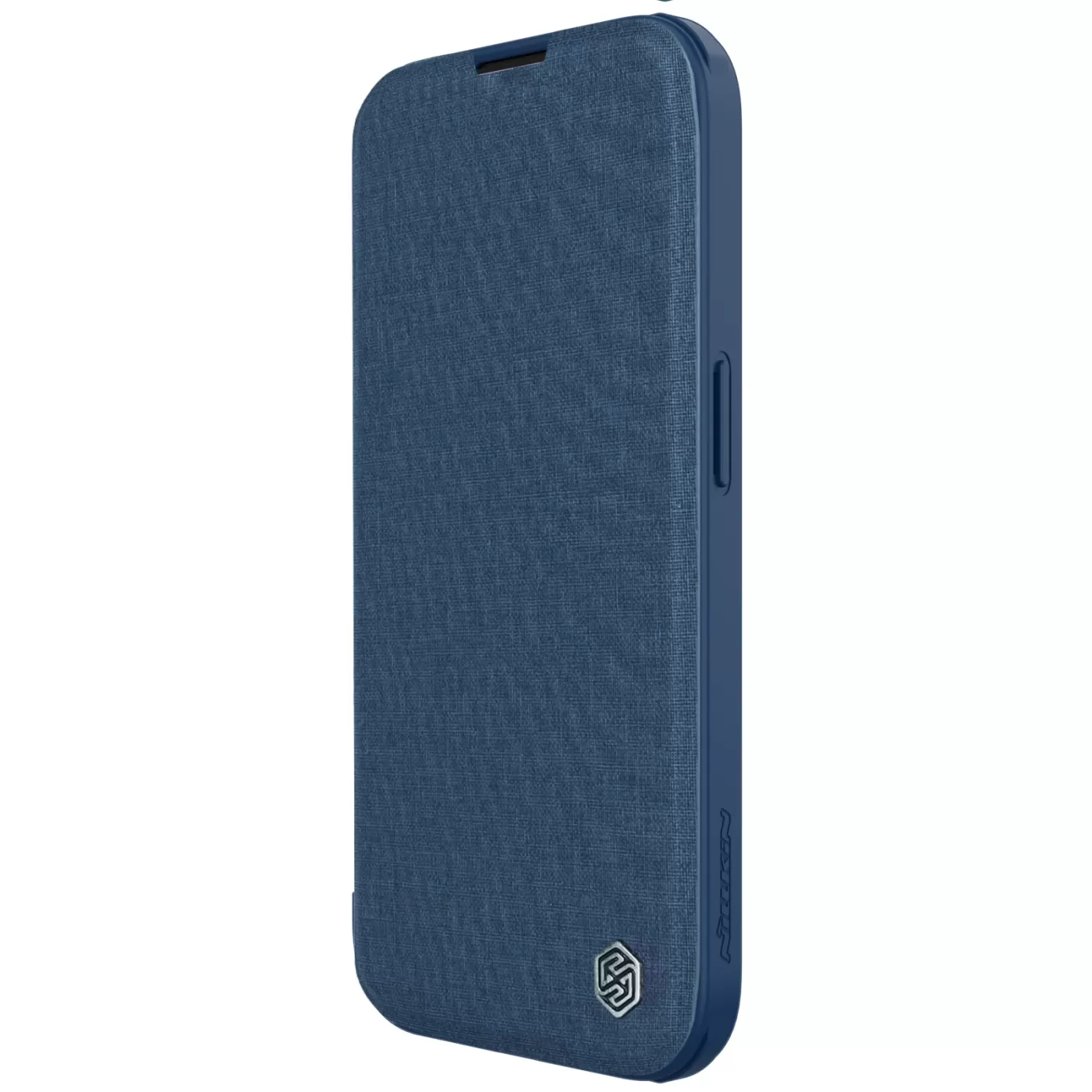 Apple iPhone 15 dėklas mėlyna NILLKIN QIN PRO LEATHER (CLOTH VERSION)