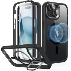 Apple iPhone 15 dėklas  ESR ARMOR TOUGH KICKSTAND HALOLOCK MAGSAFE