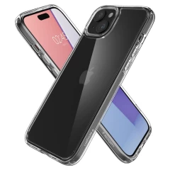 Apple iPhone 15 dėklas skaidrus SPIGEN ULTRA HYBRID