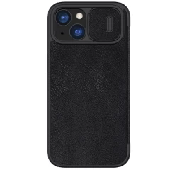 Apple iPhone 15 dėklas Juoda NILLKIN QIN PRO LEATHER
