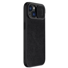 Apple iPhone 15 dėklas Juoda NILLKIN QIN PRO LEATHER