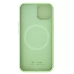 Apple iPhone 15 dėklas žalia NILLKIN CAMSHIELD SILKY MAGNETIC SILICON