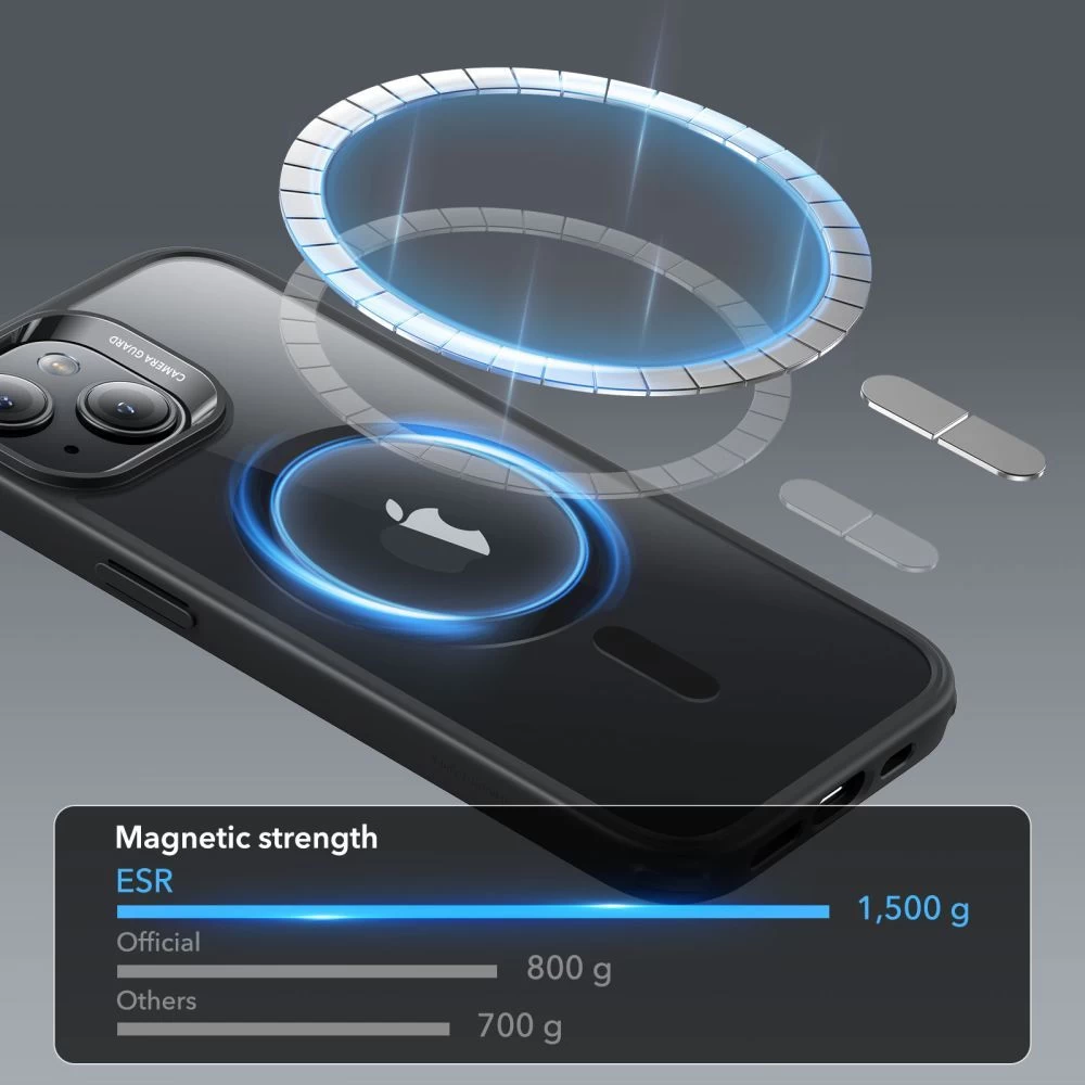 Apple iPhone 15 Plus vāciņš  ESR CLASSIC HYBRID HALOLOCK MAGSAFE