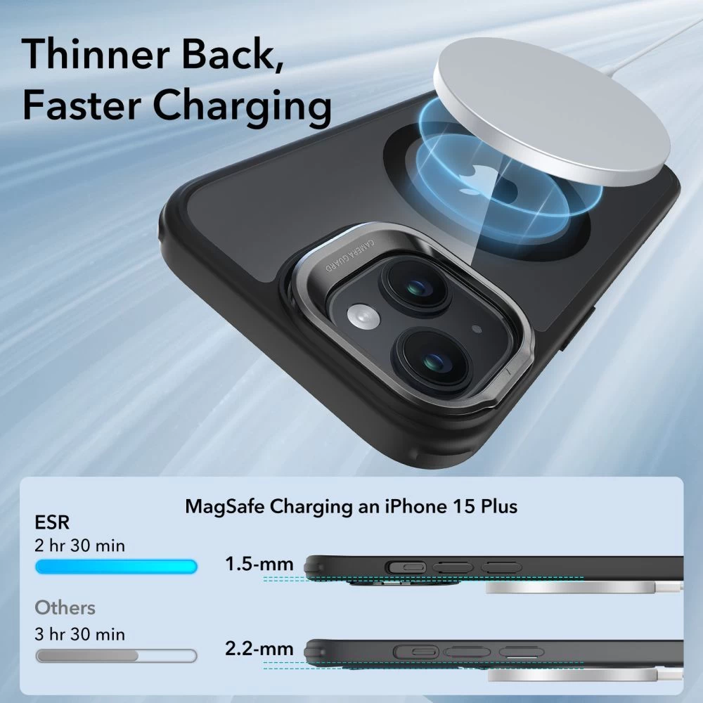 Apple iPhone 15 Plus vāciņš  ESR CLASSIC KICKSTAND HALOLOCK MAGSAFE