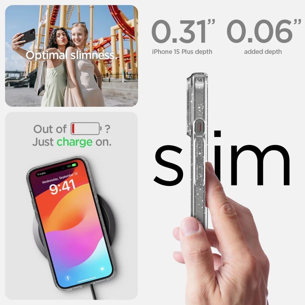 Apple iPhone 15 Plus vāciņš  SPIGEN LIQUID CRYSTAL