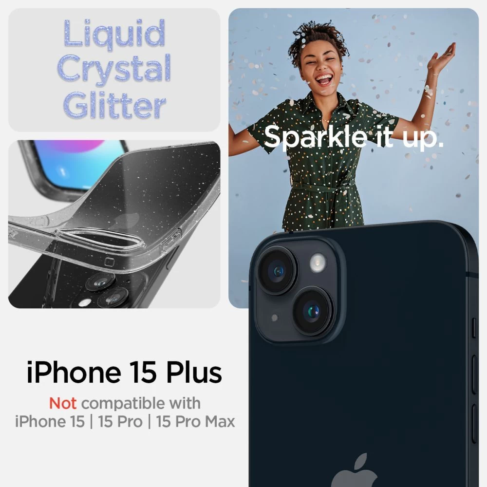 Apple iPhone 15 Plus vāciņš  SPIGEN LIQUID CRYSTAL