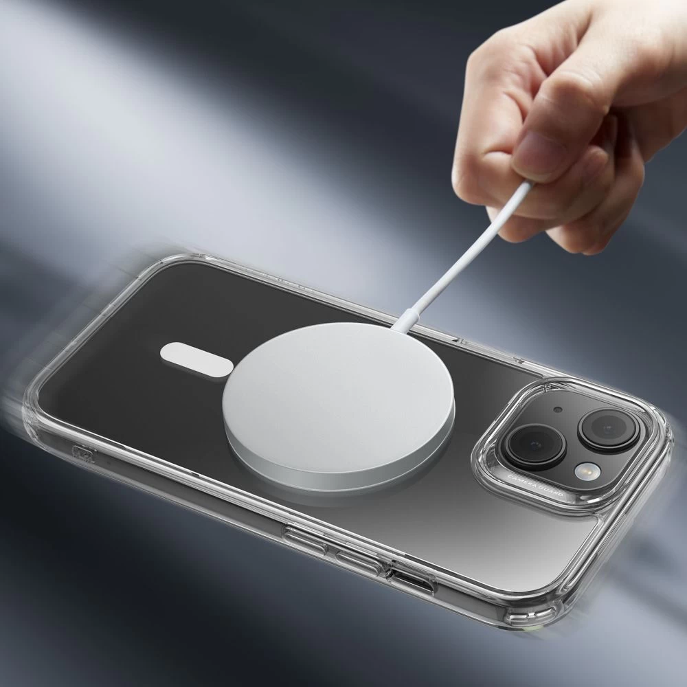 Apple iPhone 15 Plus vāciņš caurspīdīgs ESR CLASSIC HYBRID HALOLOCK MAGSAFE