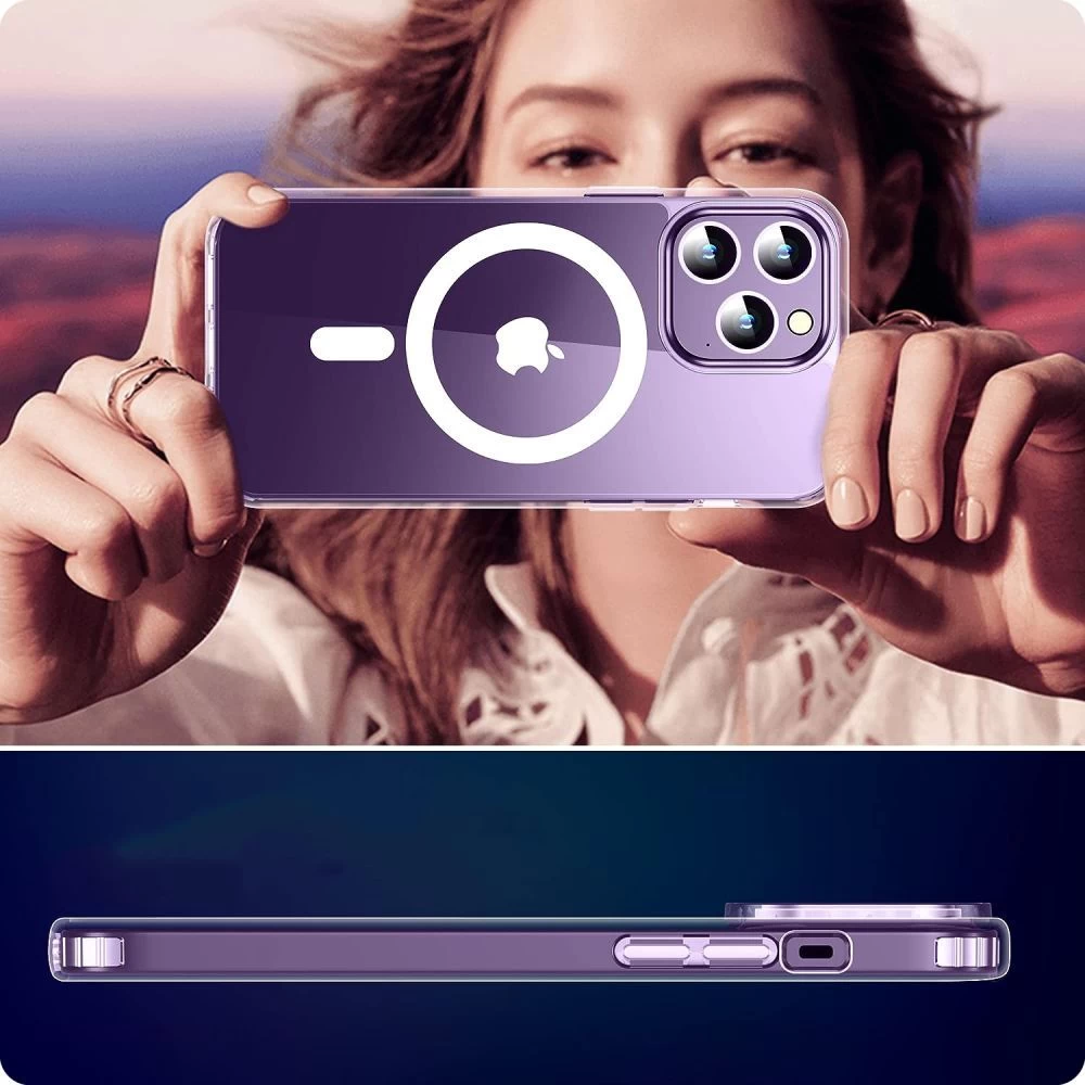 Apple iPhone 15 Plus vāciņš caurspīdīgs TECH-PROTECT FLEXAIR HYBRID MAGSAFE