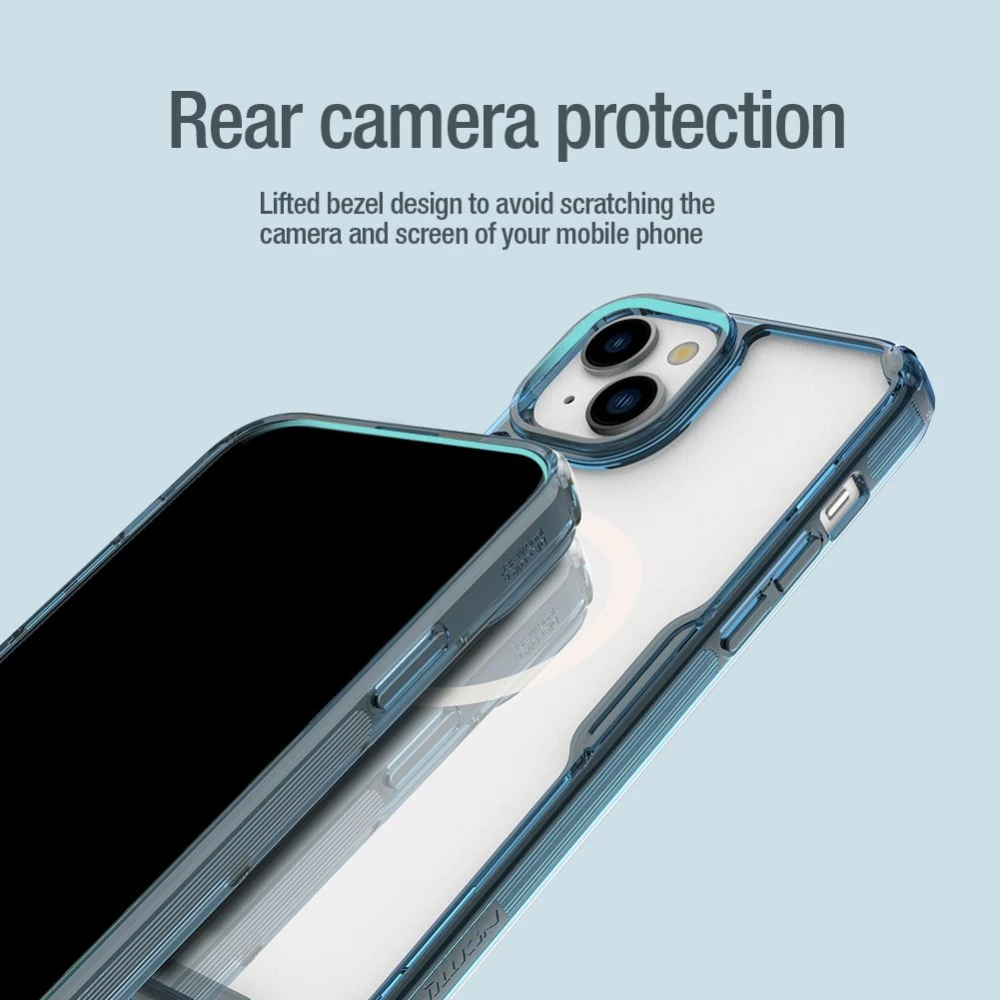 Apple iPhone 15 Plus vāciņš caurspīdīgs NILLKIN TPU PRO MAGNETIC