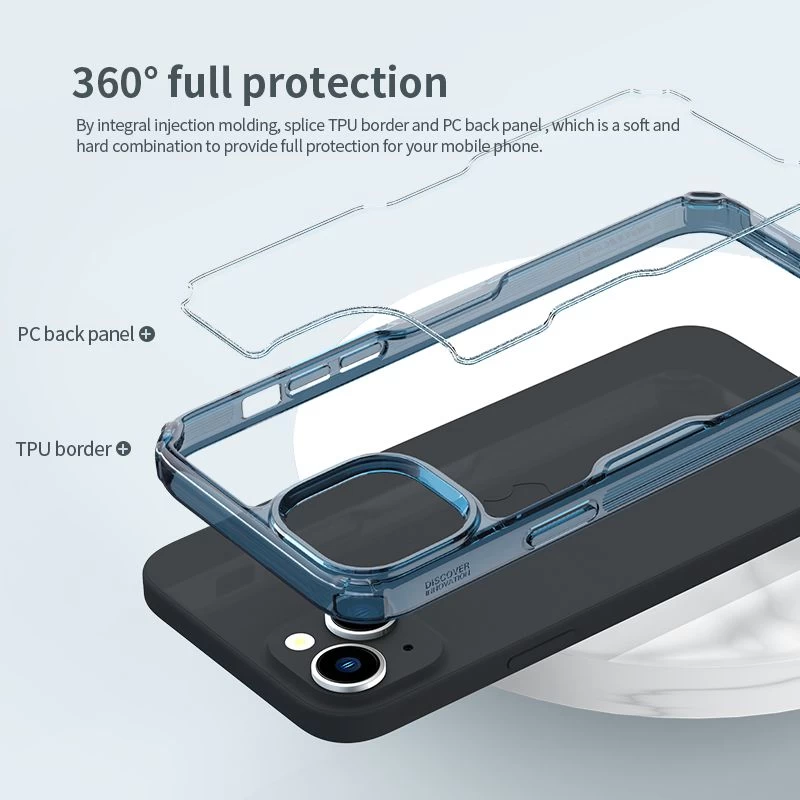 Apple iPhone 15 Plus vāciņš caurspīdīgs NILLKIN TPU PRO
