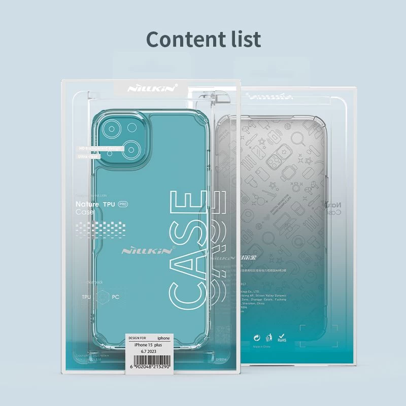 Apple iPhone 15 Plus vāciņš caurspīdīgs NILLKIN TPU PRO