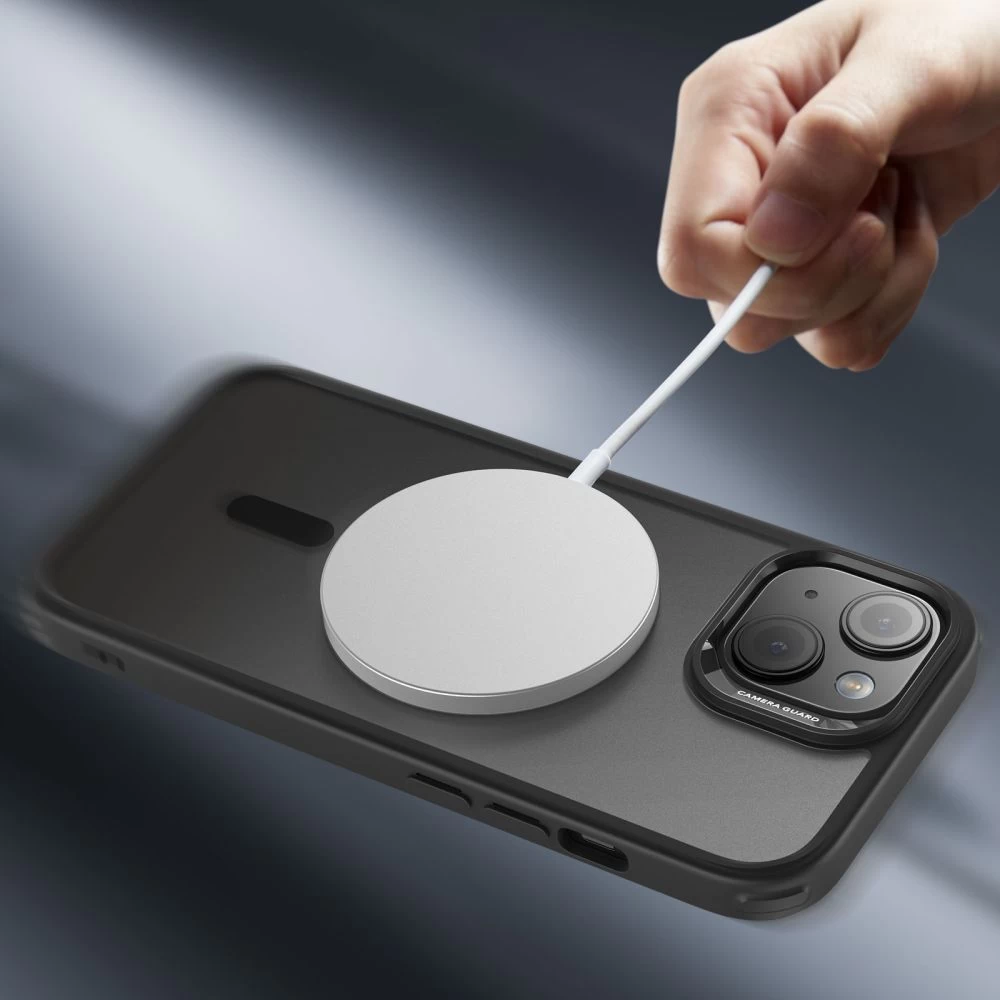Apple iPhone 15 Plus vāciņš melns ESR CLASSIC HYBRID HALOLOCK MAGSAFE