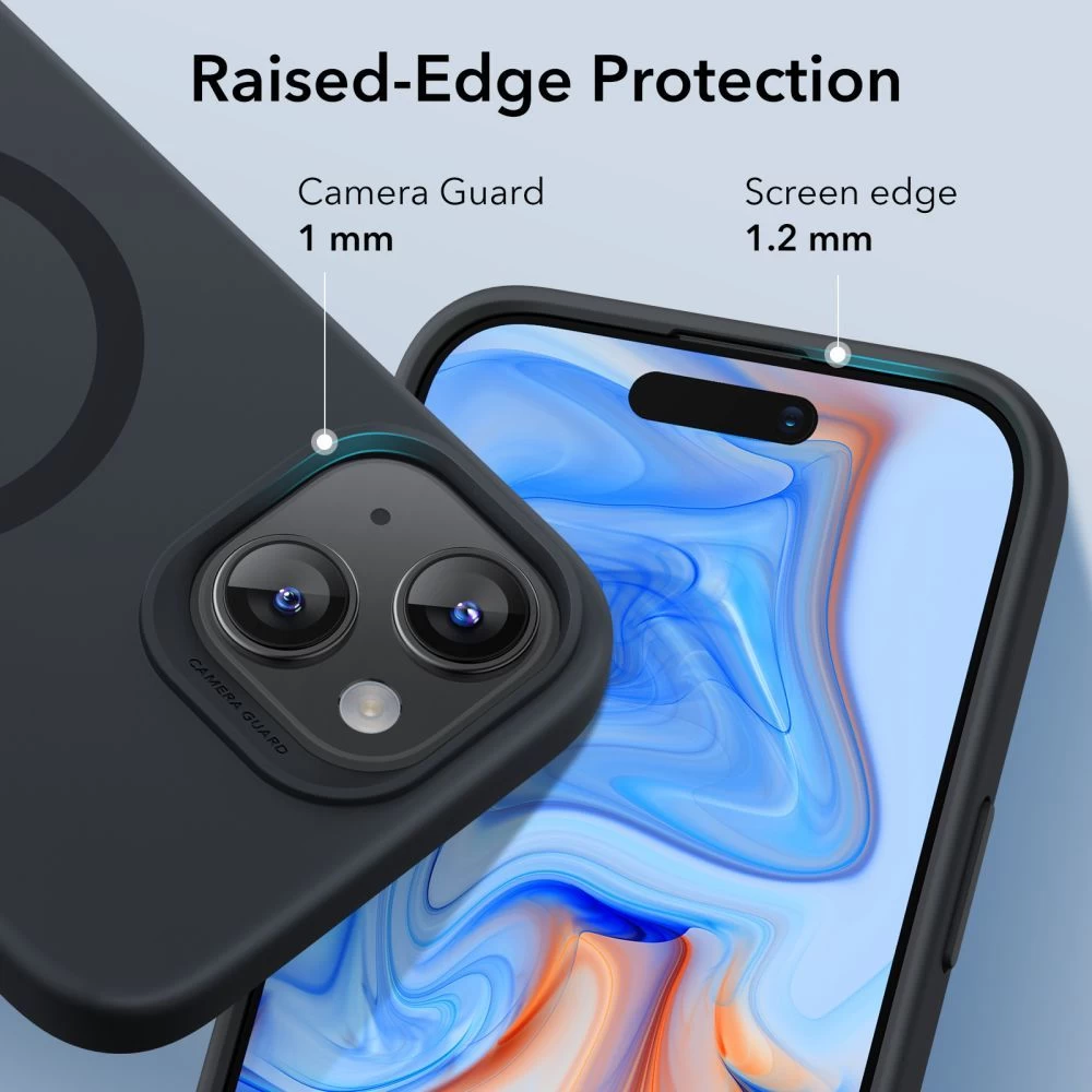 Apple iPhone 15 Plus vāciņš melns ESR CLOUD HALOLOCK MAGSAFE