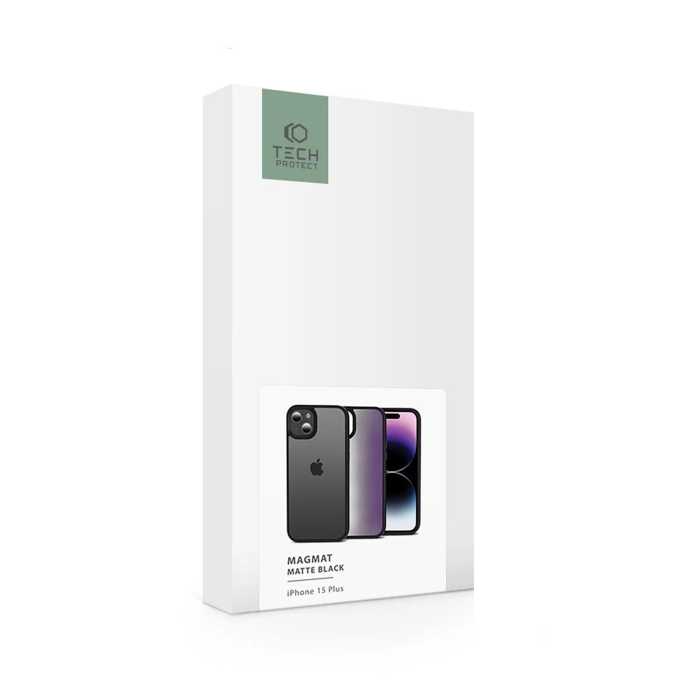 Apple iPhone 15 Plus vāciņš melns TECH-PROTECT MAGMAT