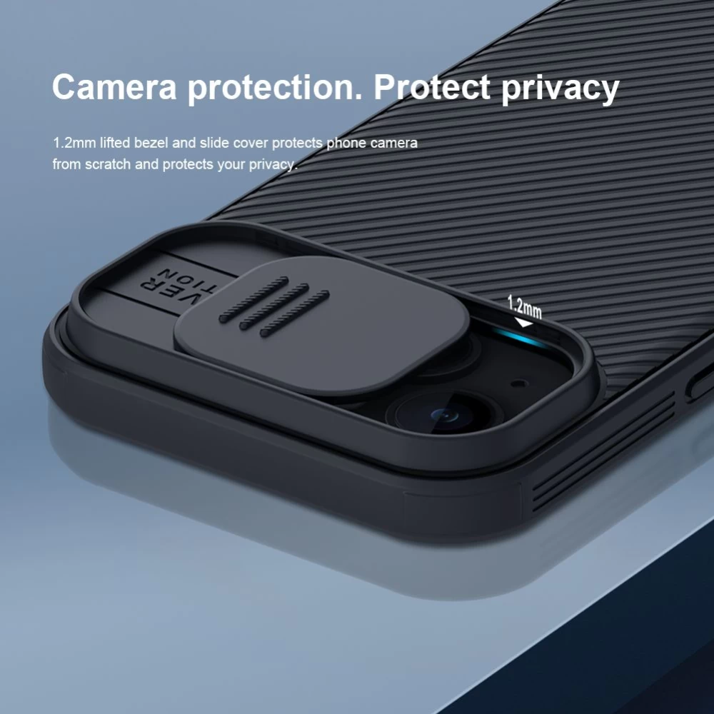 Apple iPhone 15 Plus vāciņš melns NILLKIN CAMSHIELD PRO