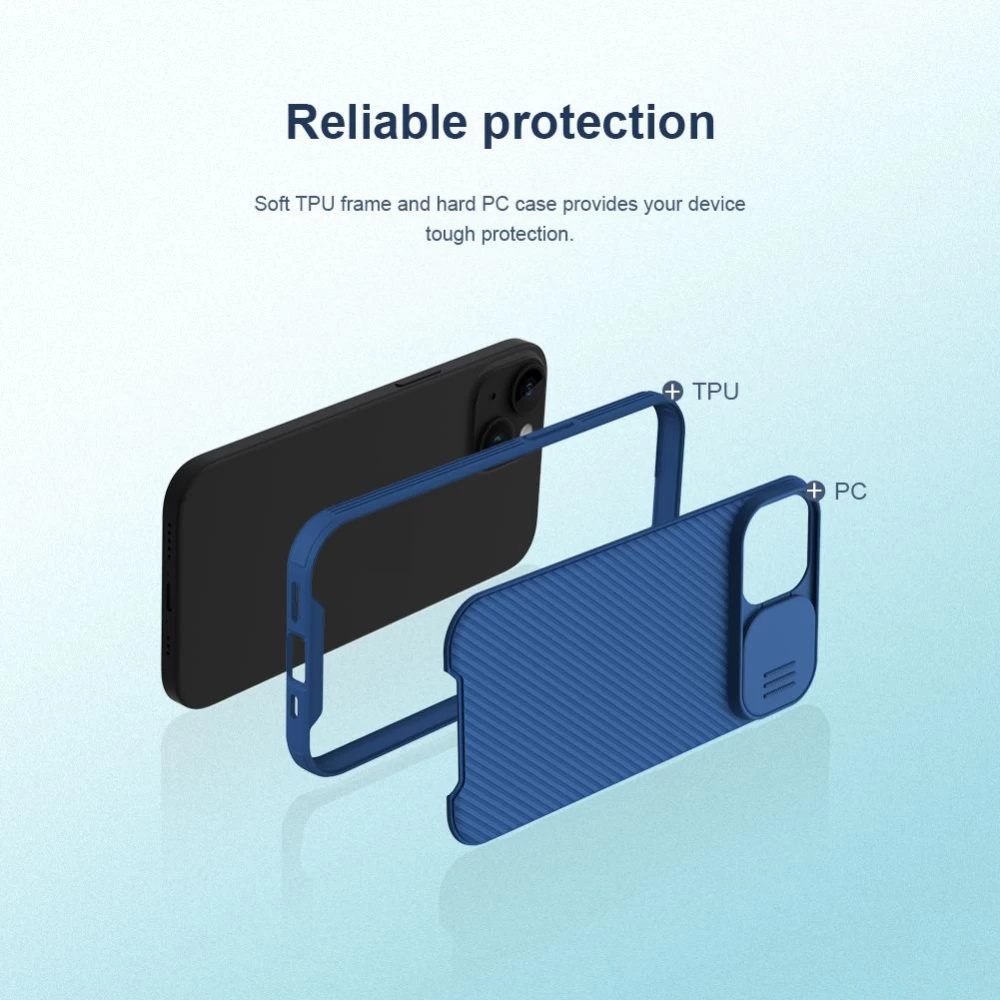 Apple iPhone 15 Plus vāciņš melns NILLKIN CAMSHIELD PRO
