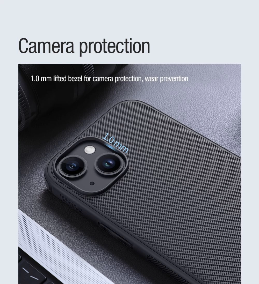 Apple iPhone 15 Plus vāciņš melns NILLKIN SUPER FROSTED SHIELD PRO MAGNETIC