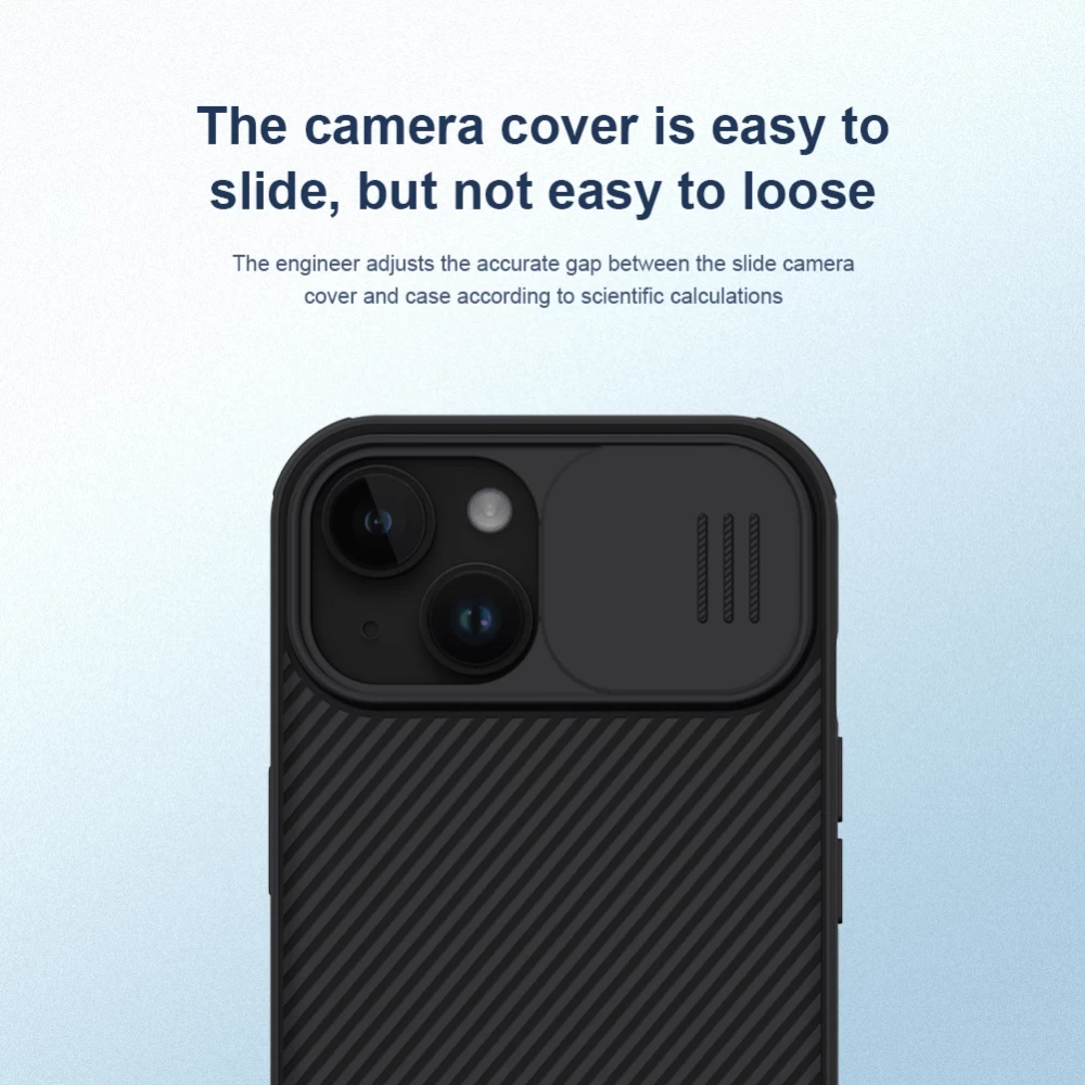 Apple iPhone 15 Plus vāciņš zils NILLKIN CAMSHIELD PRO