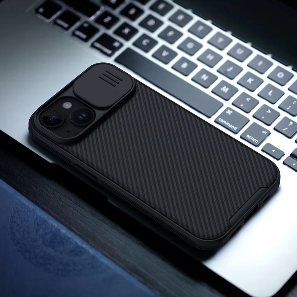 Apple iPhone 15 Plus vāciņš zils NILLKIN CAMSHIELD PRO