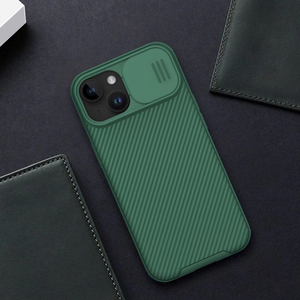 Apple iPhone 15 Plus vāciņš zils NILLKIN CAMSHIELD PRO