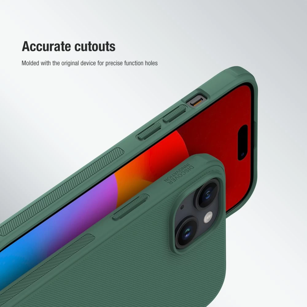 Apple iPhone 15 Plus vāciņš zils NILLKIN SUPER FROSTED SHIELD PRO