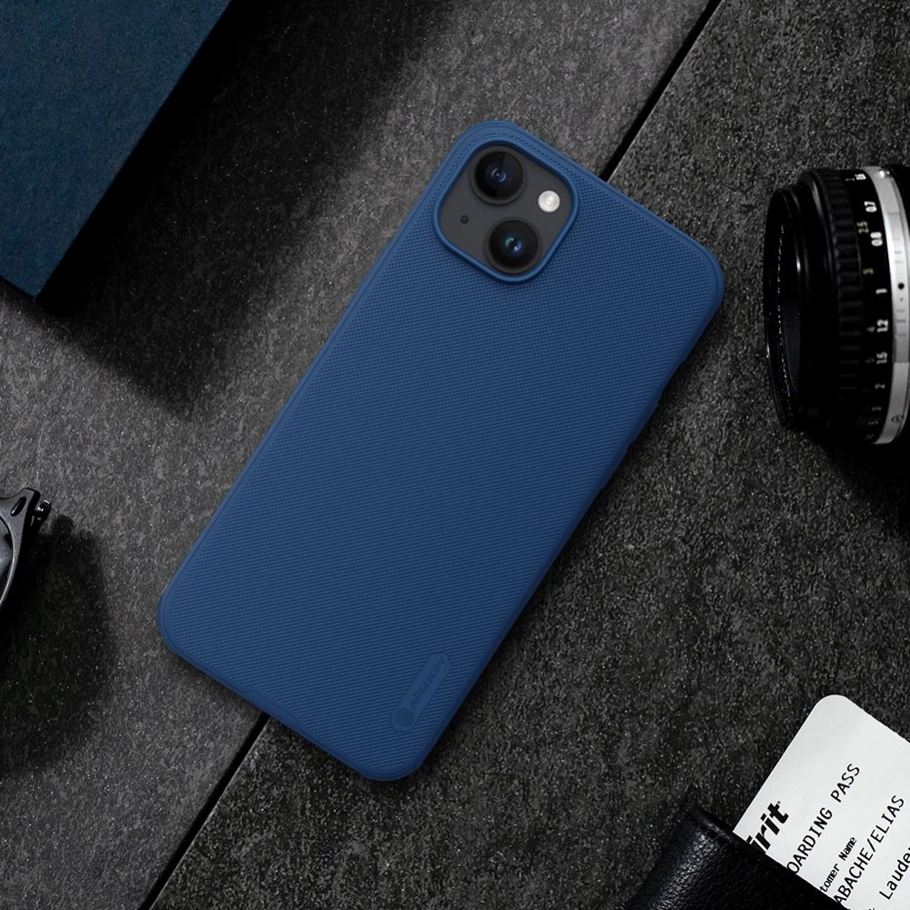 Apple iPhone 15 Plus vāciņš zils NILLKIN SUPER FROSTED SHIELD PRO