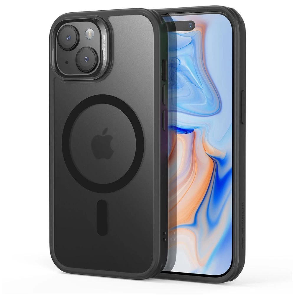 Apple iPhone 15 Plus vāciņš melns ESR CLASSIC HYBRID HALOLOCK MAGSAFE