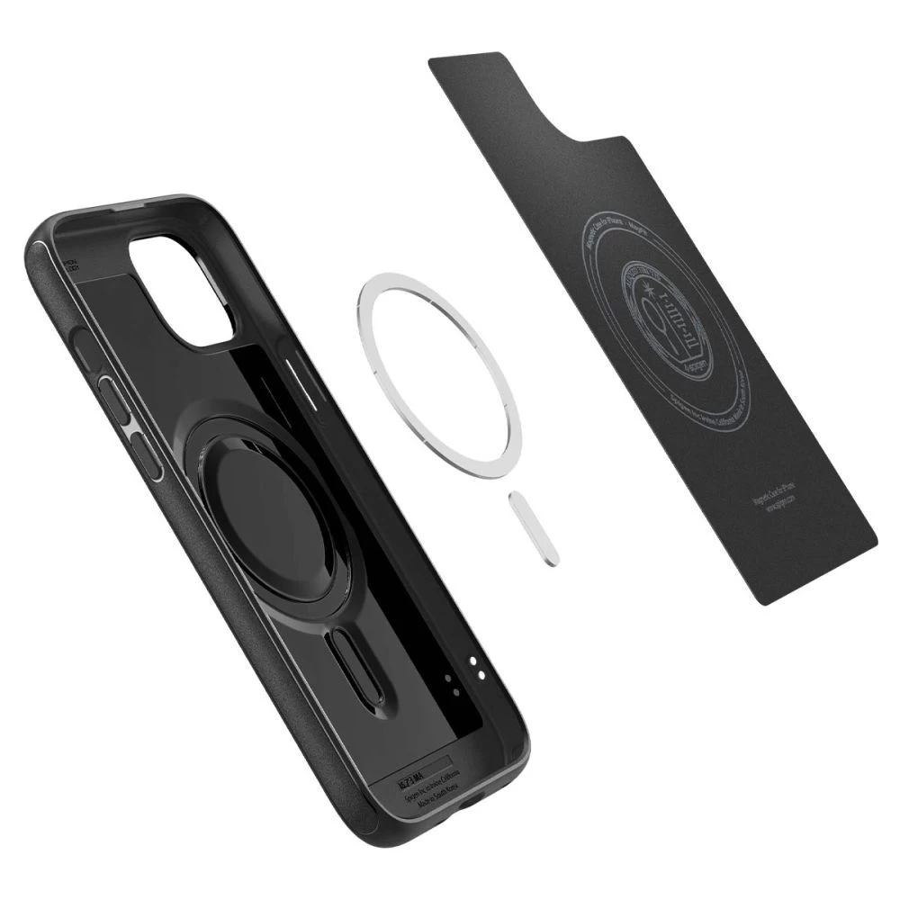 Apple iPhone 15 Plus vāciņš melns SPIGEN MAG ARMOR MAGSAFE