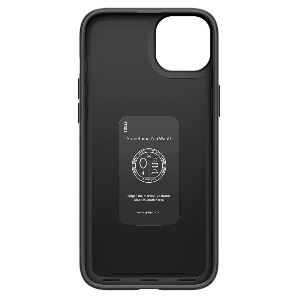 Apple iPhone 15 Plus vāciņš melns SPIGEN THIN FIT