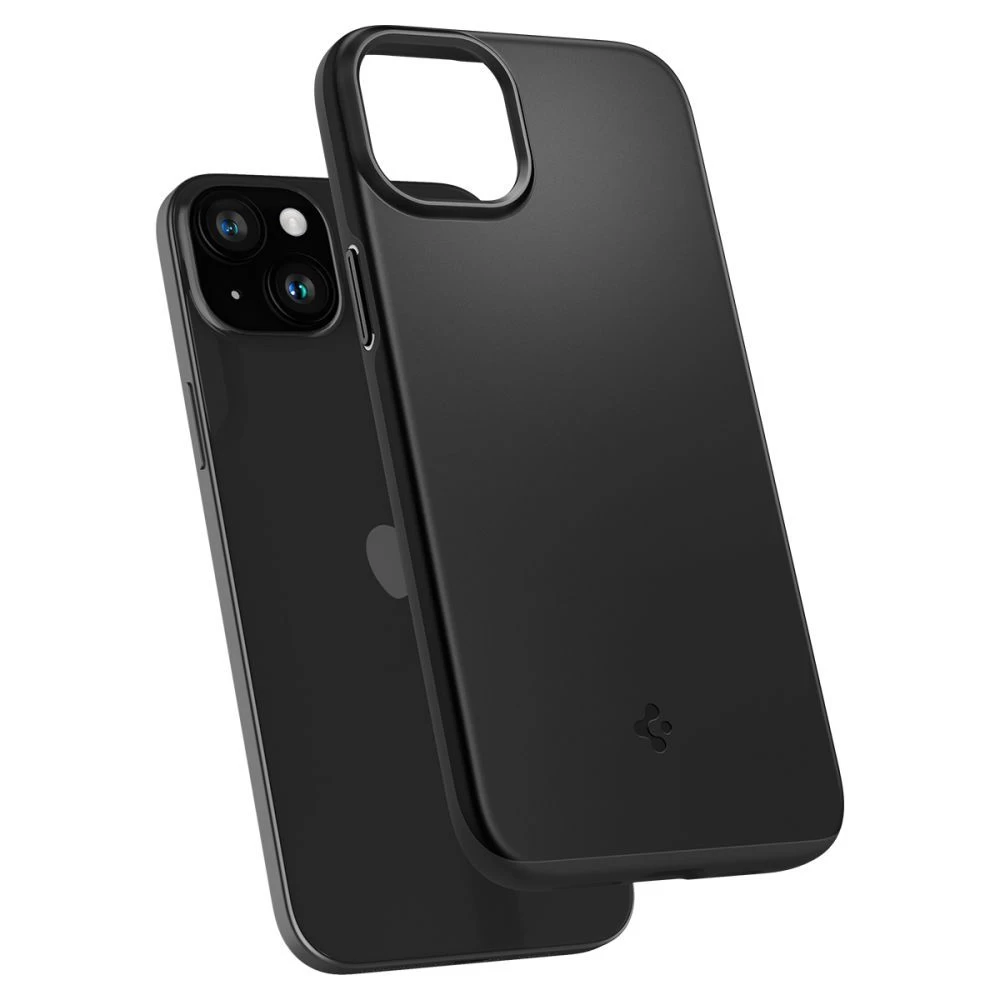 Apple iPhone 15 Plus vāciņš melns SPIGEN THIN FIT