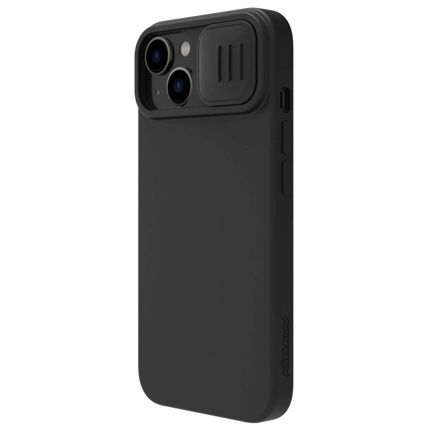 Apple iPhone 15 Plus vāciņš melns NILLKIN CAMSHIELD SILKY SILICON
